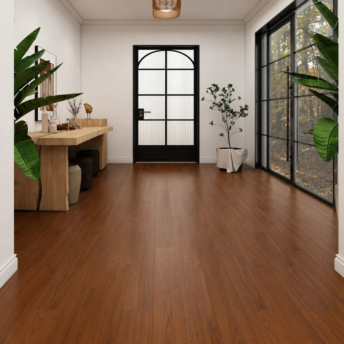 Plancher en bois étanche – Transformez votre espace en seulement 30 minutes – (60 cm × 15 cm)