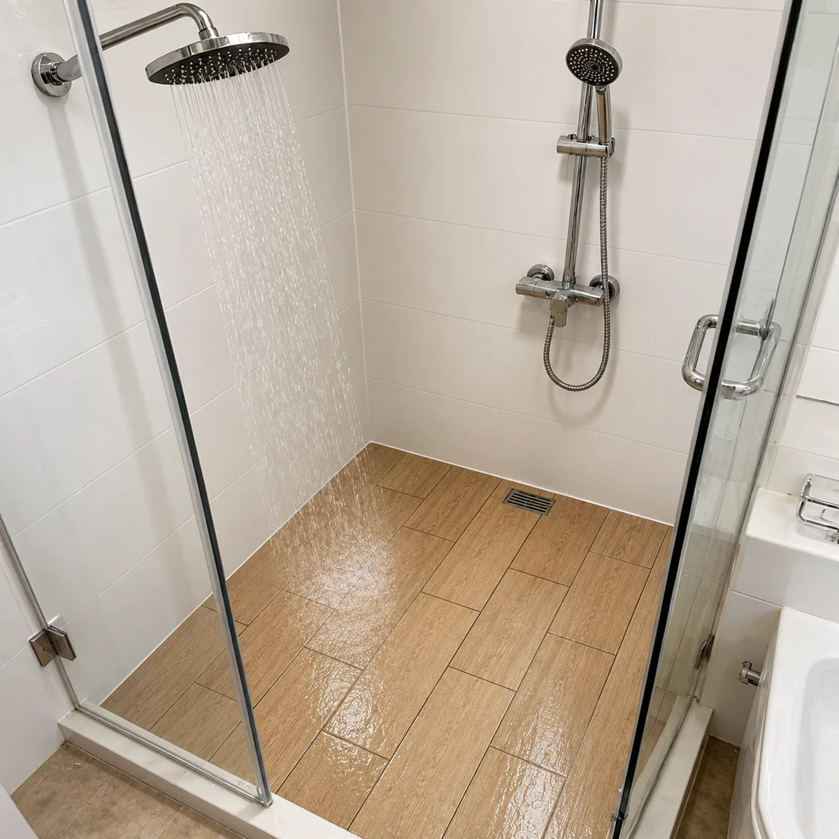 Plancher en bois étanche – Transformez votre espace en seulement 30 minutes – (60 cm × 15 cm)